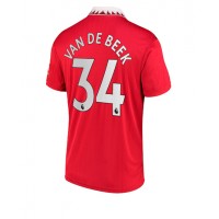 Manchester United Donny van de Beek #34 Fußballbekleidung Heimtrikot 2022-23 Kurzarm